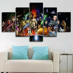 Star Wars Movie Characters Wall Art Canvas Printing Decor