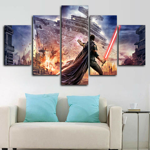 Star Wars Movie StarKiller Wall Art Canvas Printing Decor