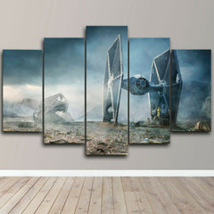 Star Wars Tie Fighter Wall Art Canvas Printing Decor