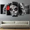 Image of Sugar Skull Day Of The Dead Face Halloween Wall Art Canvas Printing Decor