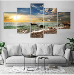 Sunset Landscape Wall Art Canvas Printing Decor