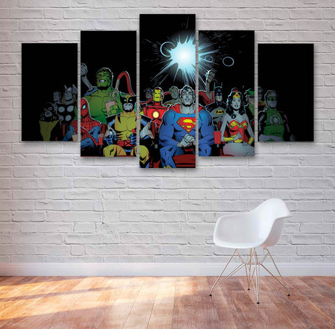 Super Hero Avengers Movie Wall Art Canvas Printing Decor