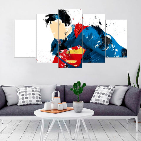 Superman Super Hero DC comic Wall Art Canvas Printing Decor