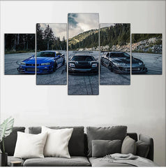 Supra Nissan Skyline NSX Car Wall Art Canvas Printing Decor