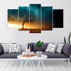 Tornado Wind Thunderstorm Weather Wall Art Canvas Printing Decor