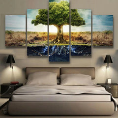 Tree of Life Landscape Wall Art Canvas Printing Decor