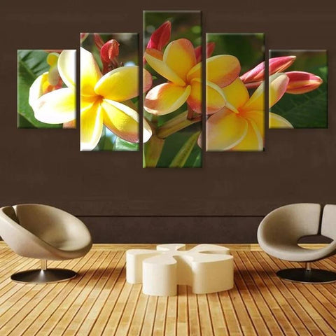 Tropical Flower Wall Art Canvas Printing Decor