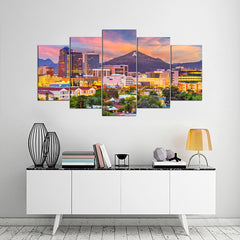 Tucson Arizona City Wall Art Canvas Printing Decor