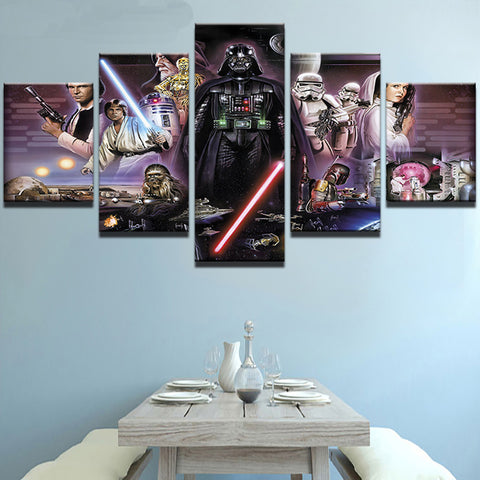 Star Wars wall art decor design hanging decoration home office artwork - BlueArtDecor