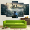 Image of Wizard Fantasy World Wall Art Canvas Printing Decor