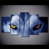 Image of Wolf Eyes Wall Art Canvas Printing Decor