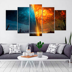 World Of Warcraft Battle for Azeroth Wall Art Canvas Printing Decor