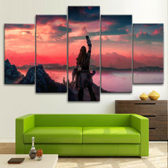 Zero Dawn Game Sunset Wall Art Canvas Printing Decor