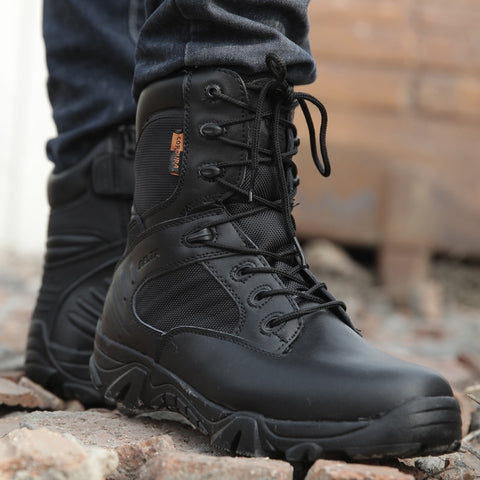 Men Military Boots Tactical Desert Combat Army Work Shoes