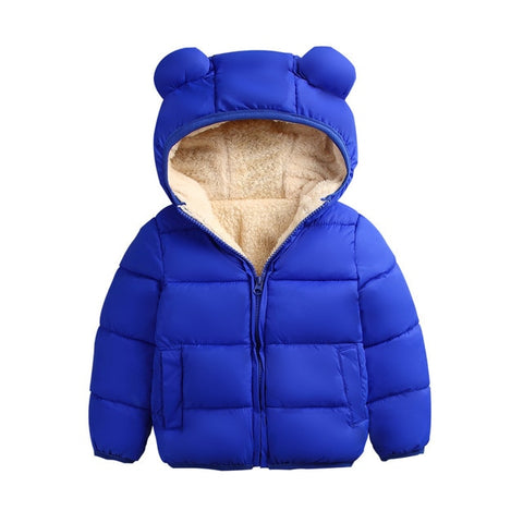 Hooded coat winter cute jacket outerwear - BlueArtDecor