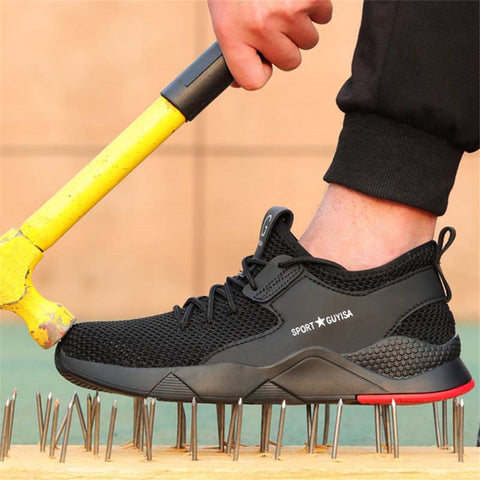 Men's Work Safety Shoes Steel Toe Cap Outdoor Lightweight