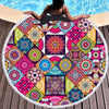 Image of Bohemian Mandala Microfiber Round Beach Towels