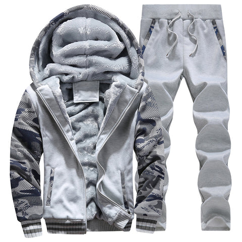Camouflage Men Hoodies Jacket+Pants Tracksuit - BlueArtDecor