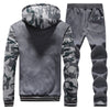 Image of Camouflage Men Hoodies Jacket+Pants Tracksuit - BlueArtDecor