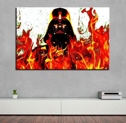 Star Wars Darth Vader Movie Artwork Wall Art Canvas Print