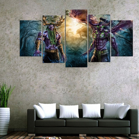 World Of Warcraft Game Wall Art Canvas Printing