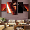Image of Star Wars Darth Vader Lightsaber Wall Art Decor Canvas Printing - BlueArtDecor