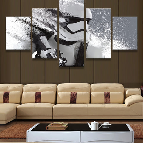 Star Wars Modular Soldier Wall Art Decor Canvas Printing - BlueArtDecor
