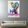 Image of Elephant Baby Love Wall Art Decor Canvas Printing - BlueArtDecor