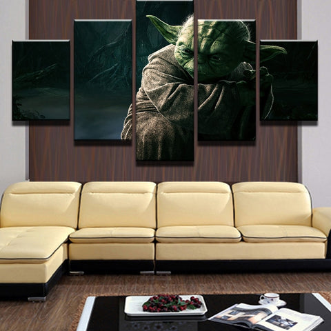 Star Wars Master Yoda Wall Art Decor Canvas Prints Paintings Printing Movie Posters - BlueArtDecor