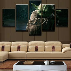 Star Wars Master Yoda Wall Art Decor Canvas Prints Paintings Printing Movie Posters