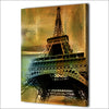 Image of Eiffel Tower Vintage Wall Color Wall Art Decor Canvas Printing - BlueArtDecor