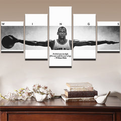 Michael Jordan Wings Spots Wall Art Canvas Printing - BlueArtDecor