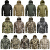 Image of Men's Military Camouflage Fleece Jacket Army Tactical Clothing