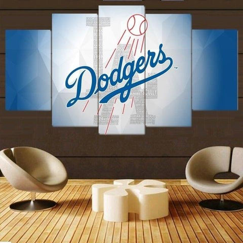 Los Angeles Dodgers Sports Wall Art Decor Canvas Printing