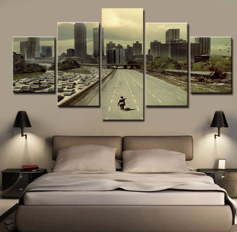 The Walking Dead Landscape Wall Art Decor Canvas Printing - BlueArtDecor