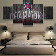 Chicago Cubs Sports Team Wall Art Decor Canvas Printing - BlueArtDecor