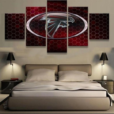 Atlanta Falcons Sports Team Wall Art Decor Canvas Printing