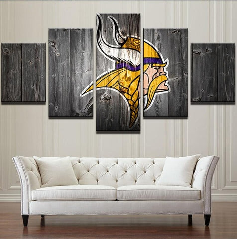 Minnesota Vikings Team Sports Wall Art Decor Canvas Printing - BlueArtDecor