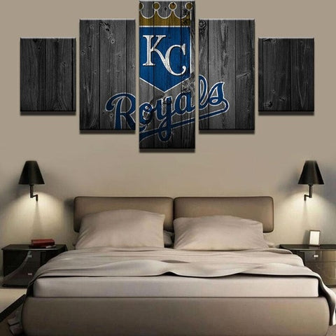 Kansas City Royals Sports Wall Art Decor Canvas Printing - BlueArtDecor