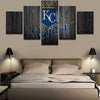 Image of Kansas City Royals Sports Wall Art Decor Canvas Printing - BlueArtDecor