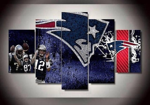 New England Patriots Sports Wall Art Decor Canvas Printing