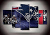 Image of New England Patriots Sports Wall Art Decor Canvas Printing