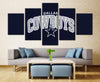 Image of Dallas Cowboys Sports Team Wall Art Decor Canvas Printing