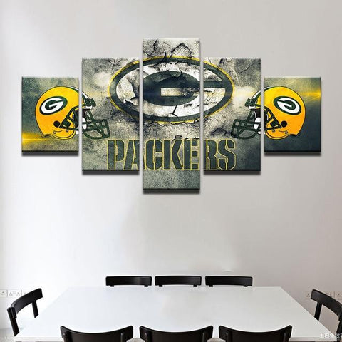 Green Bay Packers Sports Wall Art Decor Canvas Printing