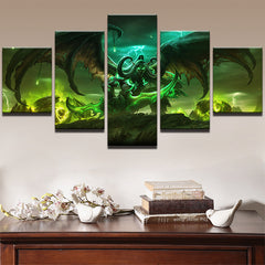 Game World Of Warcraft Wall Art Decor Canvas Printing - BlueArtDecor
