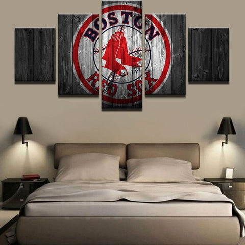 Boston Red Sox Team Wall Art Decor Canvas Printing - BlueArtDecor