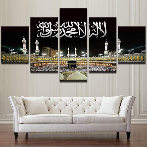 Islamic Mosque Castle Canvas Printing Wall Art Decor - BlueArtDecor