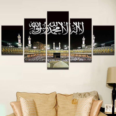Islamic Mosque Castle Canvas Printing Wall Art Decor - BlueArtDecor