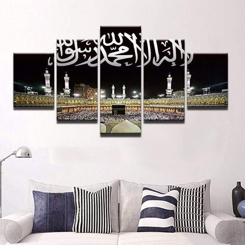 Islamic Mosque Castle Canvas Printing Wall Art Decor - BlueArtDecor