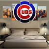 Image of Chicago Cubs City Sports Wall Art Decor Canvas Print - BlueArtDecor